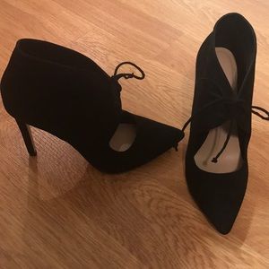 Aldo black suede stiletto